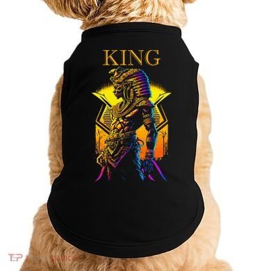 Egyptian Black King Pharaoh Ancient Egypt Couples Kemet Doggie Tank