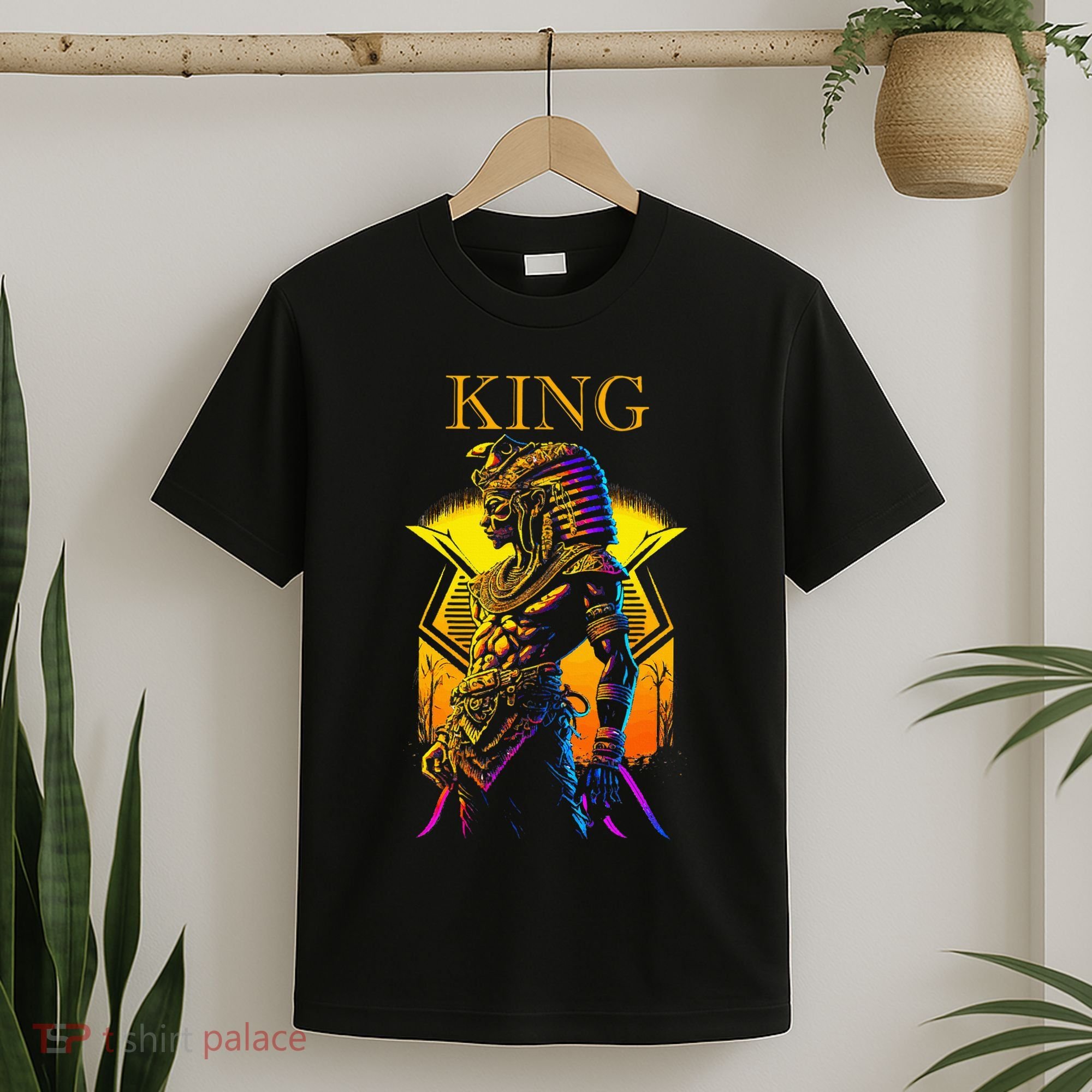 Egyptian Black King Pharaoh Ancient Egypt Couples Kemet T-Shirt