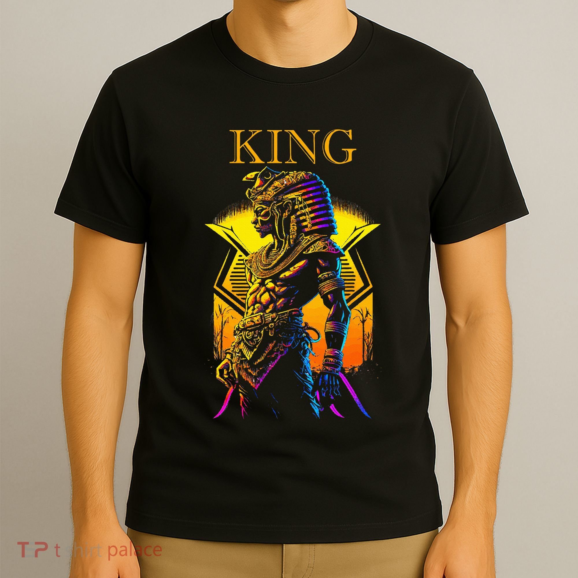 Egyptian Black King Pharaoh Ancient Egypt Couples Kemet T-Shirt