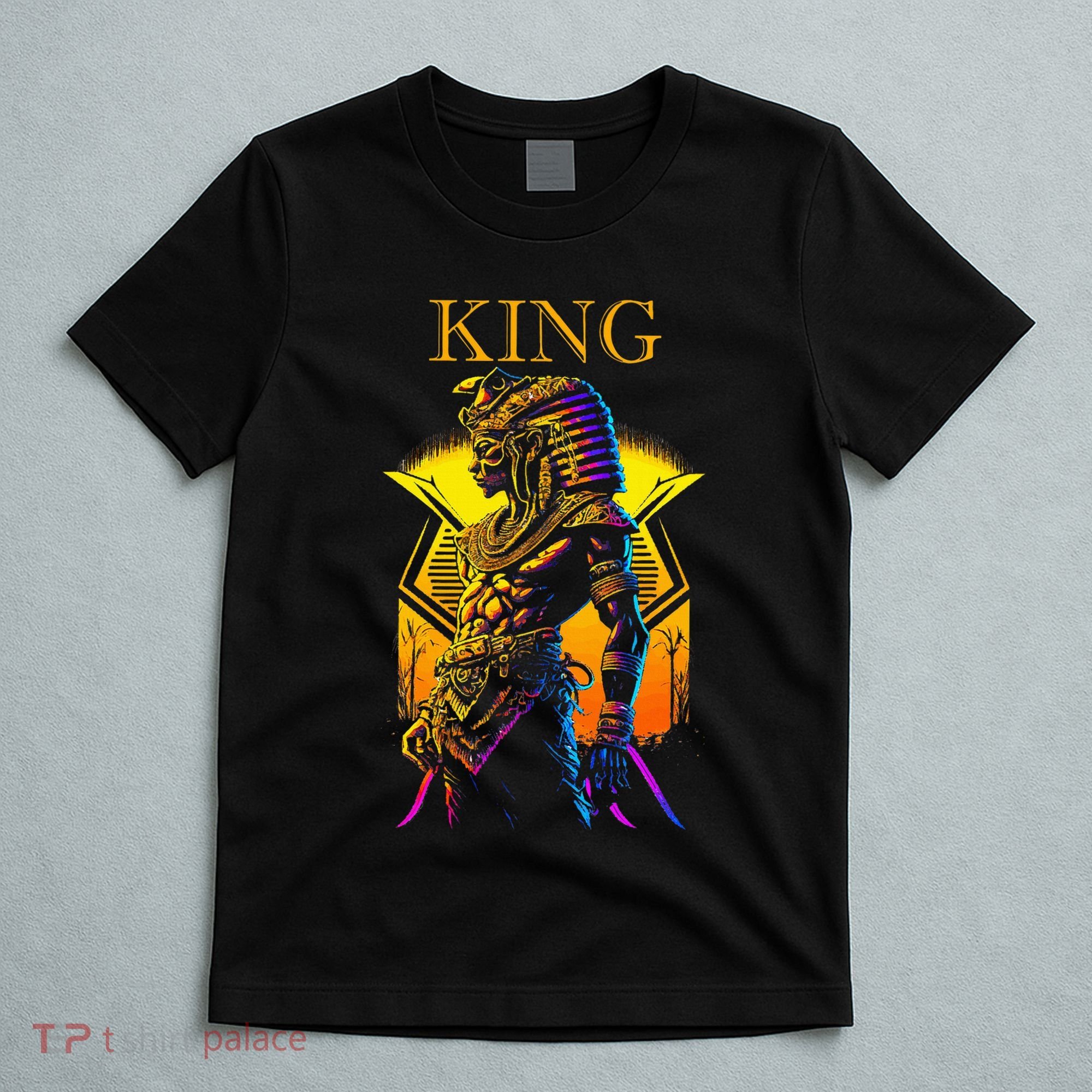 Egyptian Black King Pharaoh Ancient Egypt Couples Kemet T-Shirt