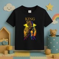 Egyptian Black King Pharaoh Ancient Egypt Couples Kemet Toddler T-Shirt thumb 3