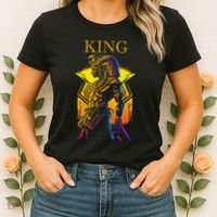 Egyptian Black King Pharaoh Ancient Egypt Couples Kemet Women's T-Shirt thumb 2