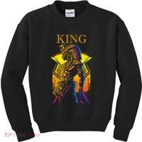 Egyptian Black King Pharaoh Ancient Egypt Couples Kemet Kids Sweatshirt thumb 0