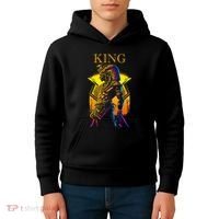 Egyptian Black King Pharaoh Ancient Egypt Couples Kemet Kids Hoodie thumb 4