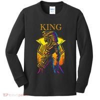 Egyptian Black King Pharaoh Ancient Egypt Couples Kemet Kids Long Sleeve Shirt thumb 0