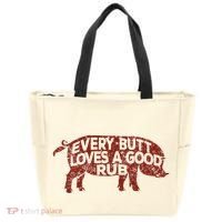 Every Butt Loves A Good Rub Meat Smoking Bbq Tote Bag thumb 0