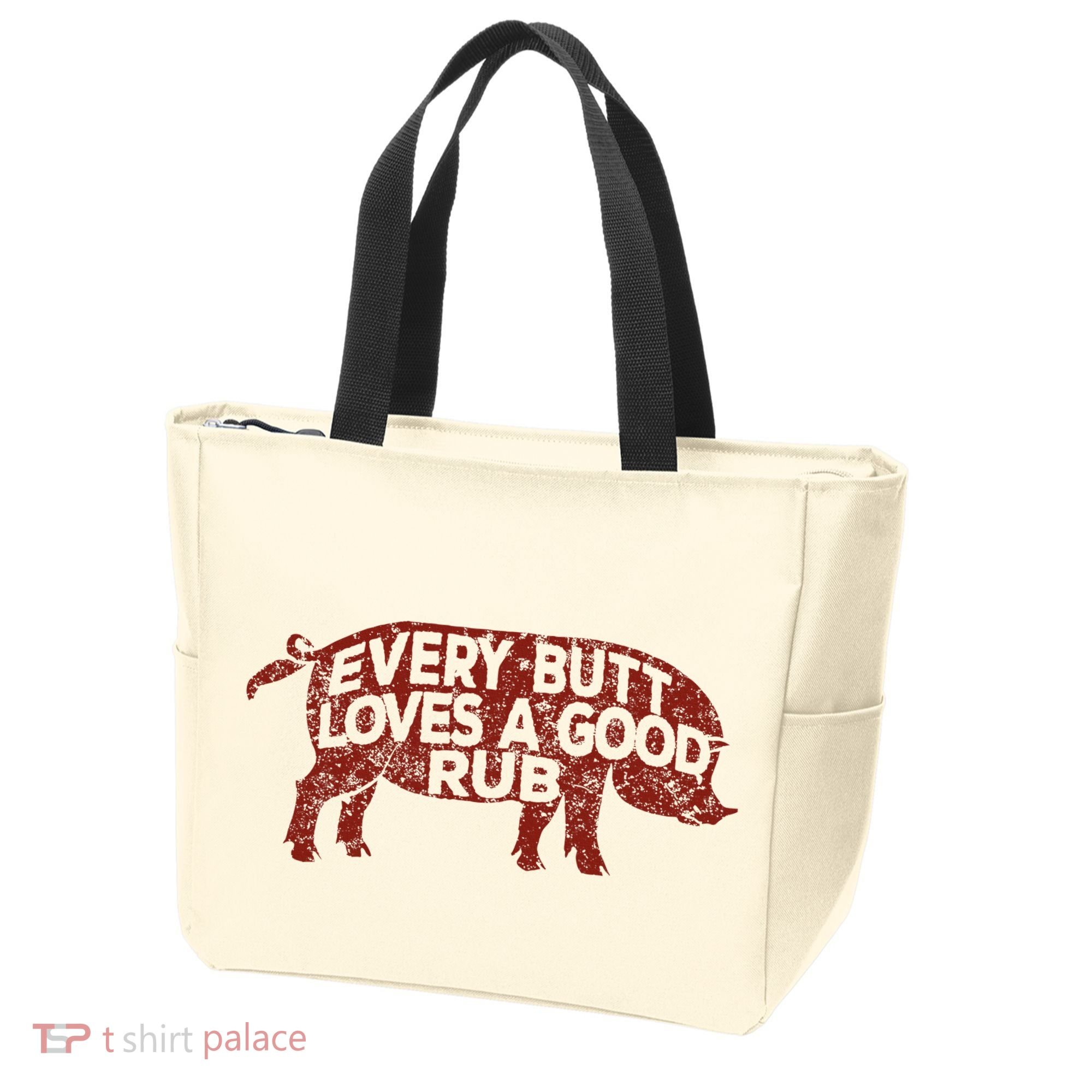 Every Butt Loves A Good Rub Meat Smoking Bbq Tote Bag