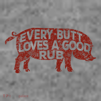 Every Butt Loves A Good Rub Meat Smoking Bbq Toddler Hoodie thumb 2