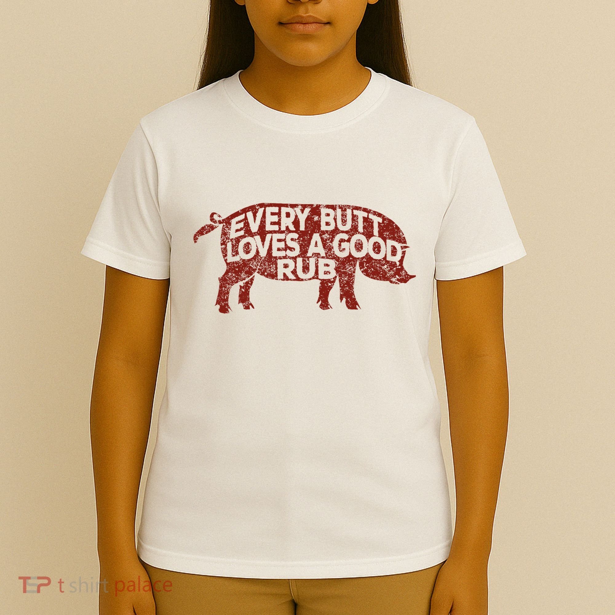 Every Butt Loves A Good Rub Meat Smoking Bbq T-Shirt