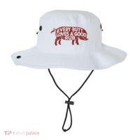 Every Butt Loves A Good Rub Meat Smoking Bbq Bucket Hat thumb 0