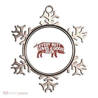 Every Butt Loves A Good Rub Meat Smoking Bbq Ornament