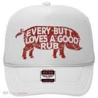 Every Butt Loves A Good Rub Meat Smoking Bbq Hat thumb 0