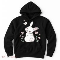 Easter Bunny  Ladies Easter Easter Gift Hoodie thumb 0