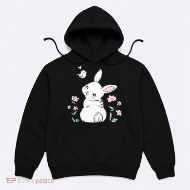Easter Bunny  Ladies Easter Easter Gift Hoodie