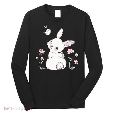 Easter Bunny  Ladies Easter Easter Gift Long Sleeve Shirt