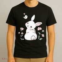 Easter Bunny  Ladies Easter Easter Gift T-Shirt thumb 3