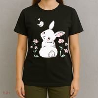Easter Bunny  Ladies Easter Easter Gift T-Shirt thumb 4