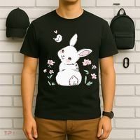 Easter Bunny  Ladies Easter Easter Gift T-Shirt thumb 6