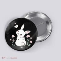 Easter Bunny  Ladies Easter Easter Gift Button thumb 0