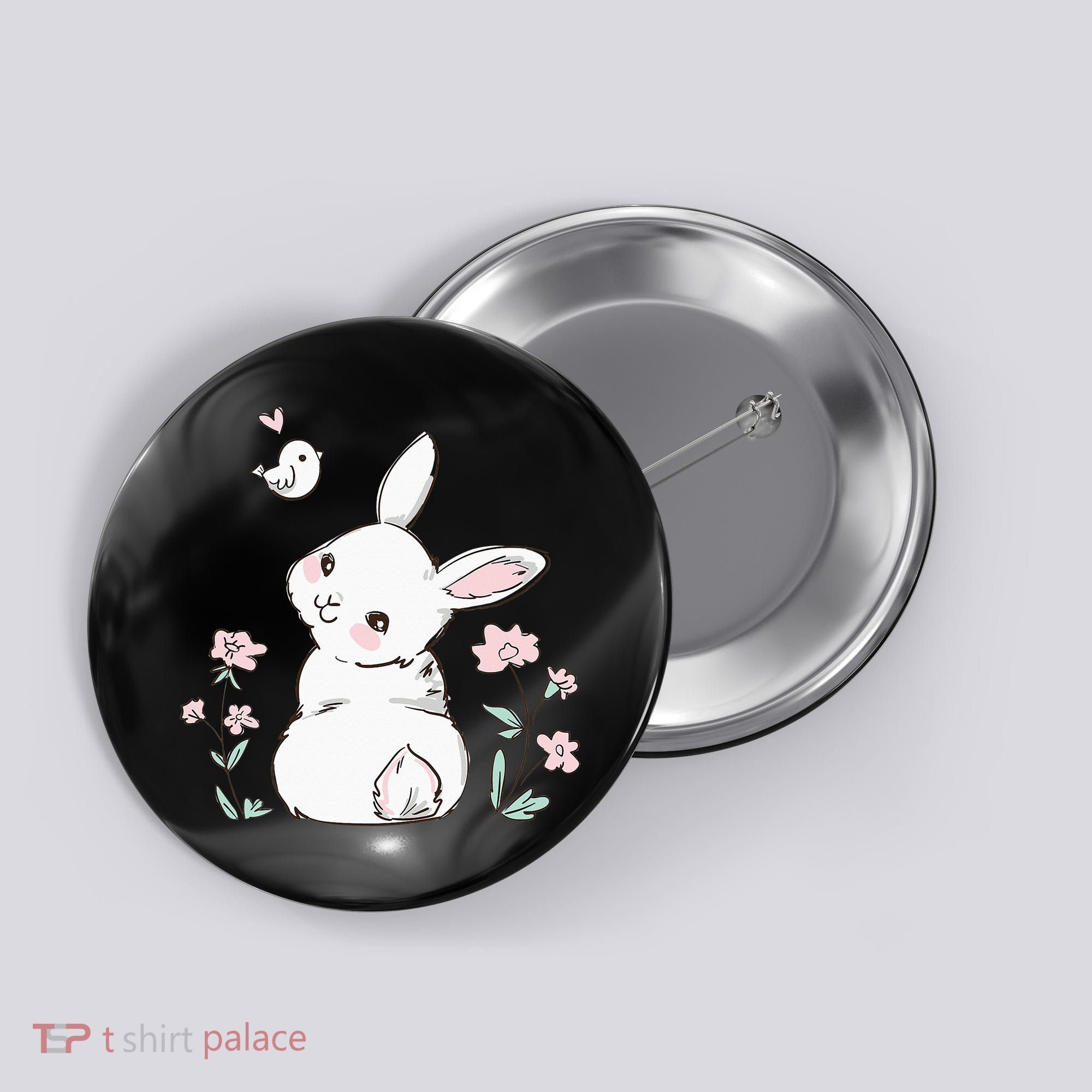 Easter Bunny  Ladies Easter Easter Gift Button