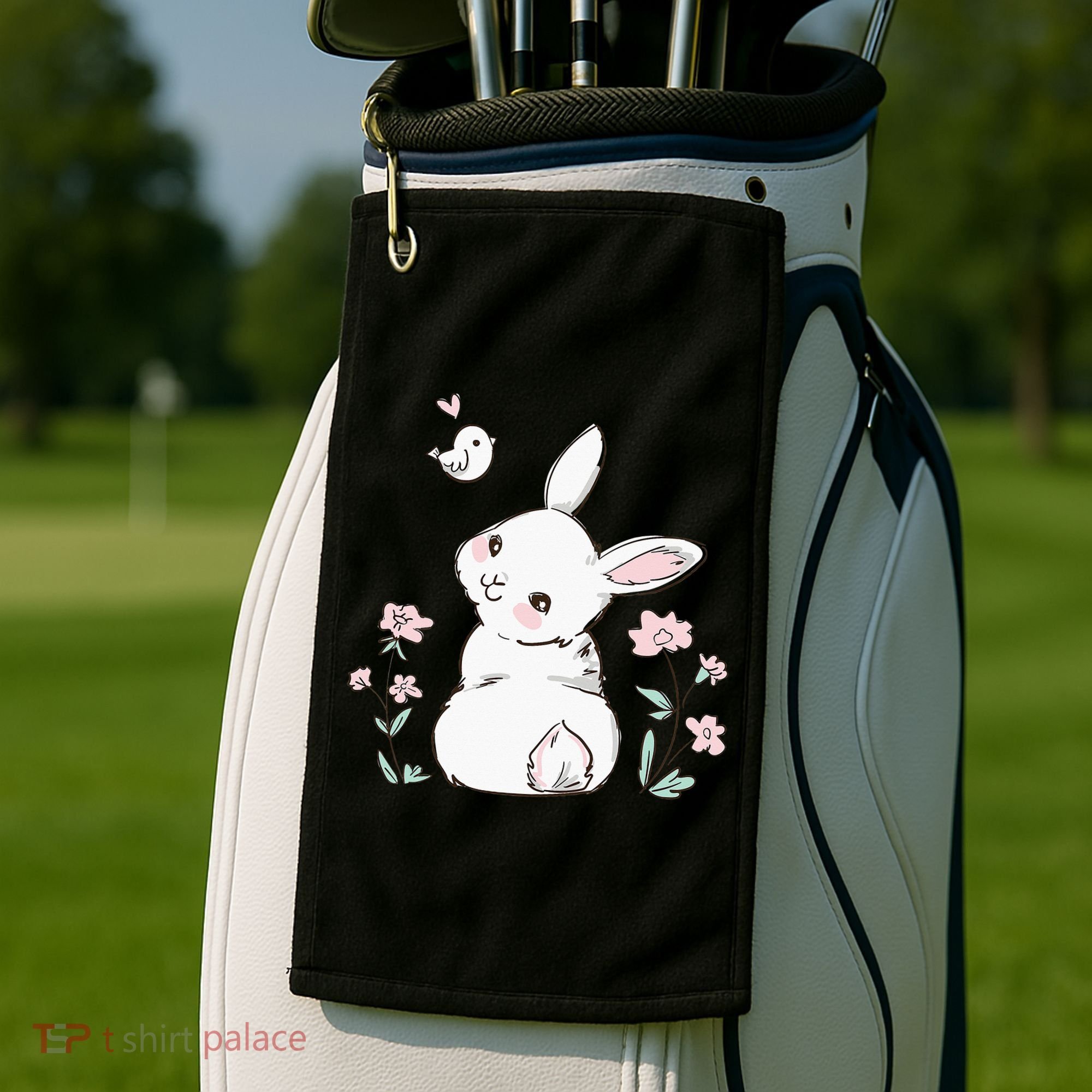 Easter Bunny  Ladies Easter Easter Gift Golf Towel