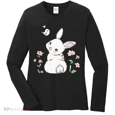 Easter Bunny  Ladies Easter Easter Gift Women's Long Sleeve Shirt