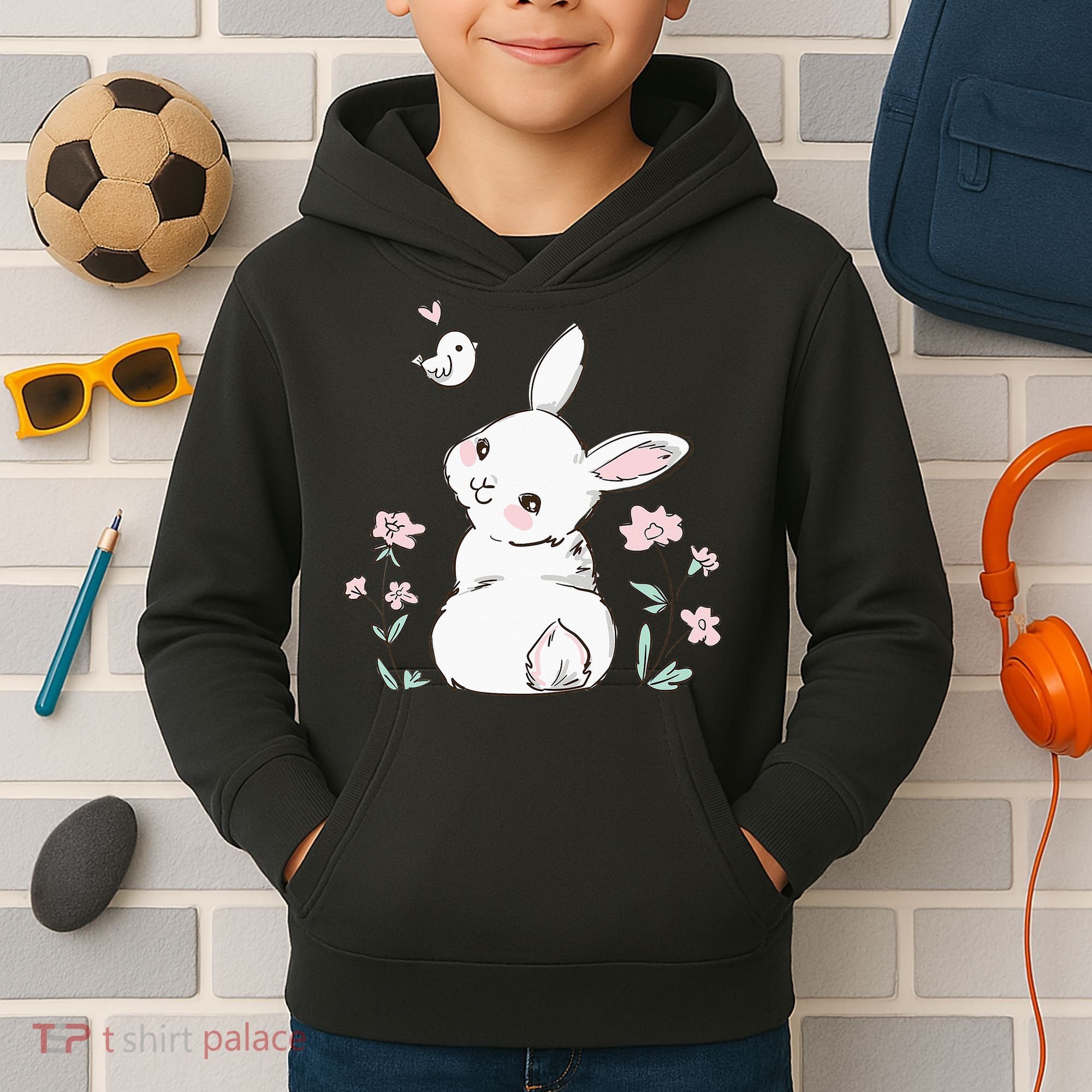 Easter Bunny  Ladies Easter Easter Gift Kids Hoodie
