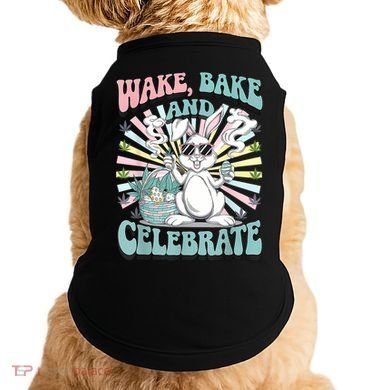 Easter Bunny Marijuana Cannabis Stoned 420 Weed Happy 420 Doggie Tank