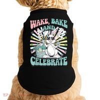 Easter Bunny Marijuana Cannabis Stoned 420 Weed Happy 420 Doggie Tank thumb 0