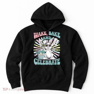 Easter Bunny Marijuana Cannabis Stoned 420 Weed Happy 420 Hoodie