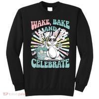 Easter Bunny Marijuana Cannabis Stoned 420 Weed Happy 420 Sweatshirt thumb 0