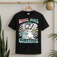 Easter Bunny Marijuana Cannabis Stoned 420 Weed Happy 420 T-Shirt thumb 2