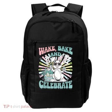 Easter Bunny Marijuana Cannabis Stoned 420 Weed Happy 420 Backpack