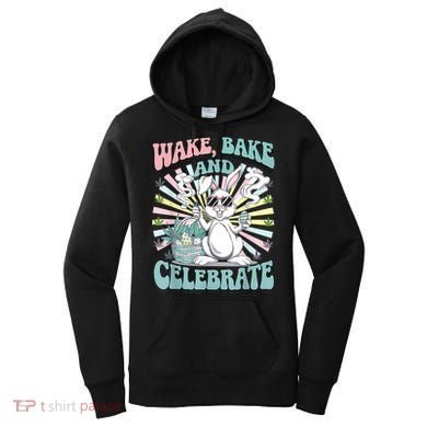 Easter Bunny Marijuana Cannabis Stoned 420 Weed Happy 420 Women's Hoodie