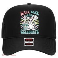 Easter Bunny Marijuana Cannabis Stoned 420 Weed Happy 420 Hat thumb 0