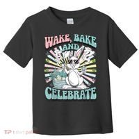 Easter Bunny Marijuana Cannabis Stoned 420 Weed Happy 420 Toddler T-Shirt thumb 0