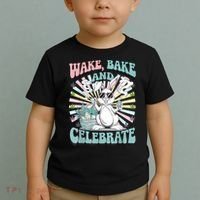 Easter Bunny Marijuana Cannabis Stoned 420 Weed Happy 420 Toddler T-Shirt thumb 2