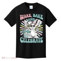Easter Bunny Marijuana Cannabis Stoned 420 Weed Happy 420 Kids T-Shirt thumb 0