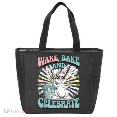Easter Bunny Marijuana Cannabis Stoned 420 Weed Happy 420 Tote Bag