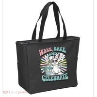 Easter Bunny Marijuana Cannabis Stoned 420 Weed Happy 420 Tote Bag thumb 2