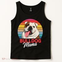 English Bulldog Mama Mom Womens Tank Top thumb 2