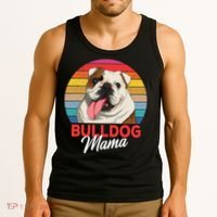 English Bulldog Mama Mom Womens Tank Top thumb 3