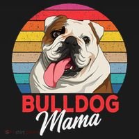 English Bulldog Mama Mom Womens Tank Top thumb 6