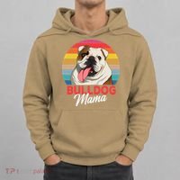 English Bulldog Mama Mom Womens Hoodie thumb 0