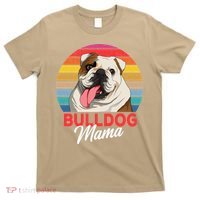English Bulldog Mama Mom Womens T-Shirt thumb 0
