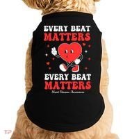 Every Beat Matters Heart Disease Awareness Doggie Tank thumb 0