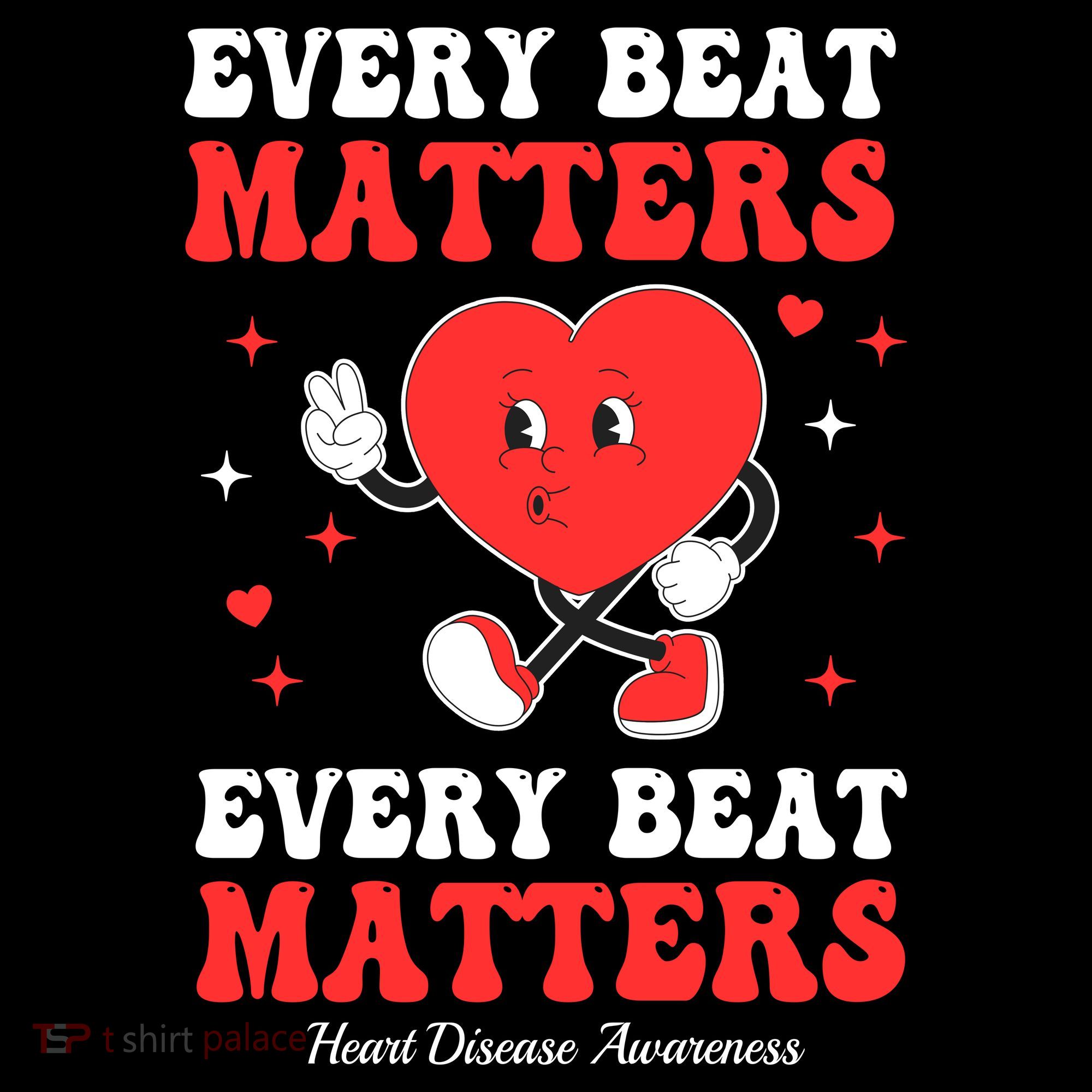 Every Beat Matters Heart Disease Awareness Sweatshirt