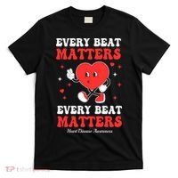 Every Beat Matters Heart Disease Awareness T-Shirt thumb 0
