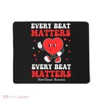 Every Beat Matters Heart Disease Awareness Mousepad thumb 0