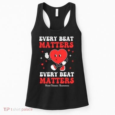 Every Beat Matters Heart Disease Awareness Women's Tank Top